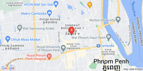 330 330 UK Condo, 万谷湖1分区, 堆谷区, 金边地图