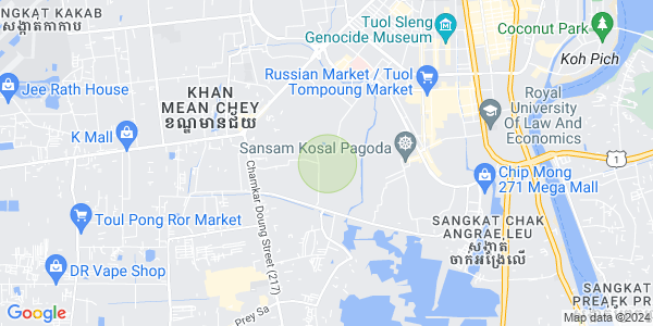 Mapa: Stueng Mean Chey 3, Meanchey, Phnom Penh