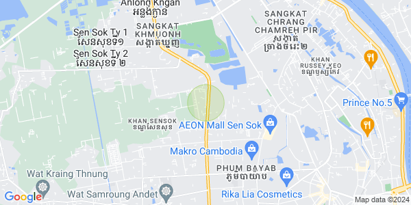 Mapa: Khmuonh, Sen Sok, Phnom Penh