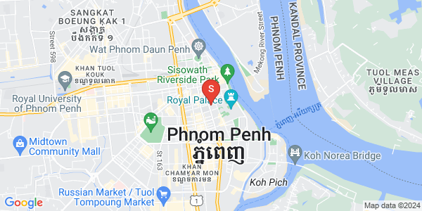 Mapa: Norodom, Chey Chumneah, Daun Penh, Phnom Penh