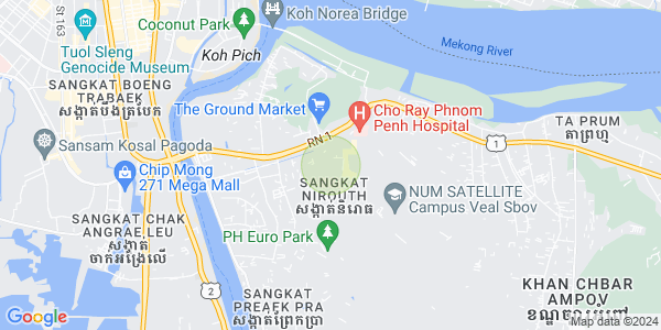 Nirouth分区, 铁桥头区, 金边地图