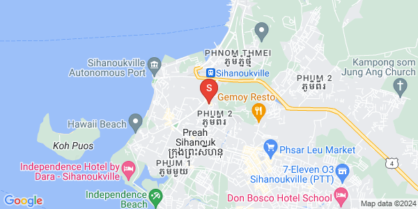 Mapa: Sangkat Muoy, Sihanoukville