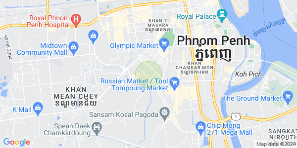 Mapa: Tumnob Tuek, Boeng Keng Kang, Phnom Penh