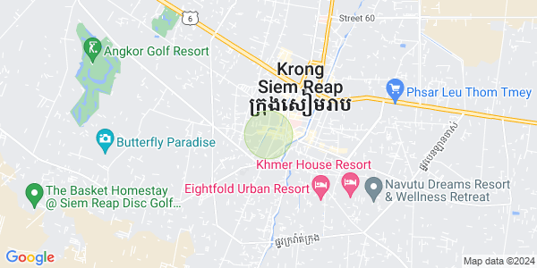 Map of Svay Dankum, Siem Reap