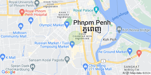 แผนที่ บีเคเค 3, บึงเกงกอง, พนมเปญ