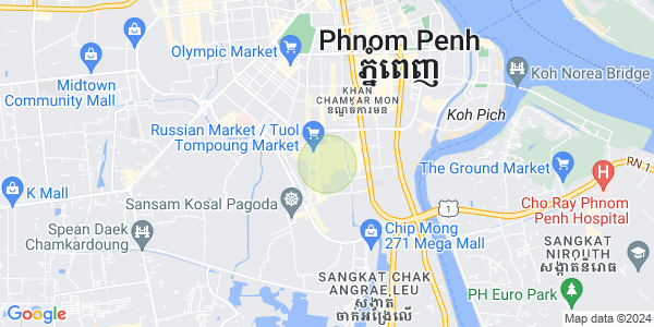 朱德奔1分区, 占卡蒙, 金边地图
