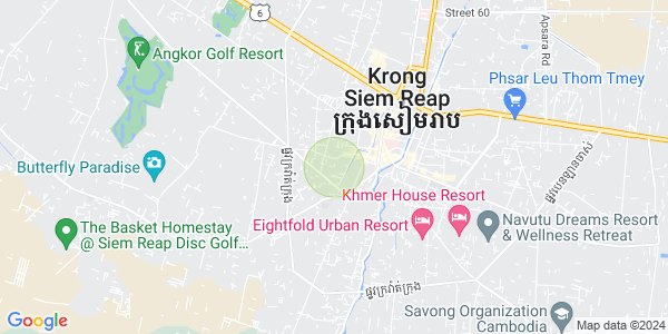 Mapa: Svay Dankum, Siem Reap