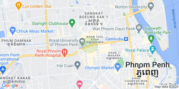 ផែនទី ទឹកល្អក់១, ទួលគោក, ភ្នំពេញ