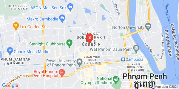 万谷湖1分区, 堆谷区, 金边地图