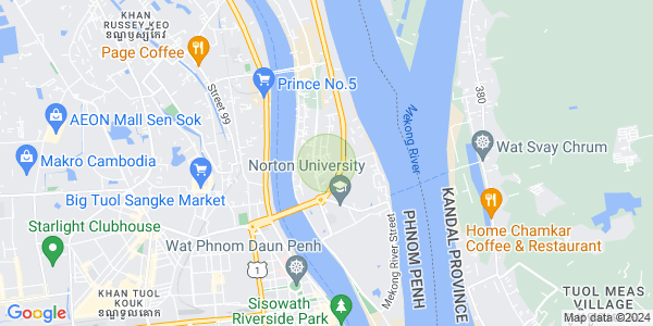 Mapa: Chroy Changvar, Phnom Penh