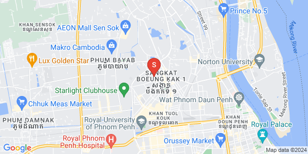 万谷湖1分区, 堆谷区, 金边地图