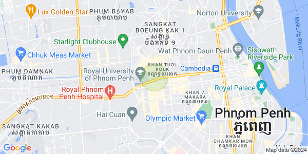 ផែនទី ទឹកល្អក់១, ទួលគោក, ភ្នំពេញ
