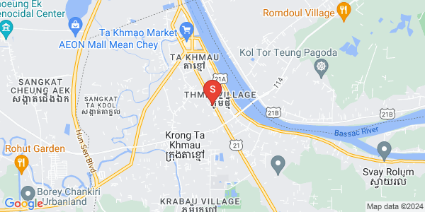 Mapa: Ta Khmao, Ta Khmau, Kandal
