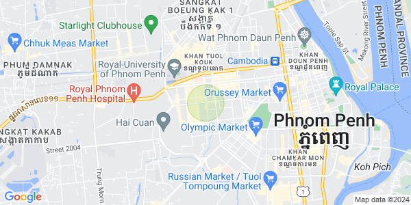 แผนที่ ตึกลอัก 1, ตuolโกก, พนมเปญ