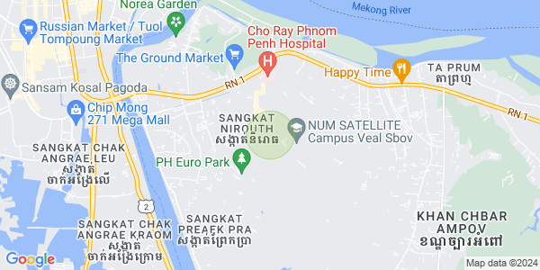 Carte de Nirouth, Chbar Ampov, Phnom Penh