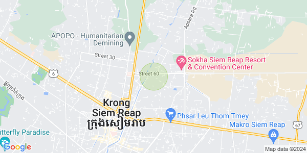 Carte de Sla Kram, Siem-Réap