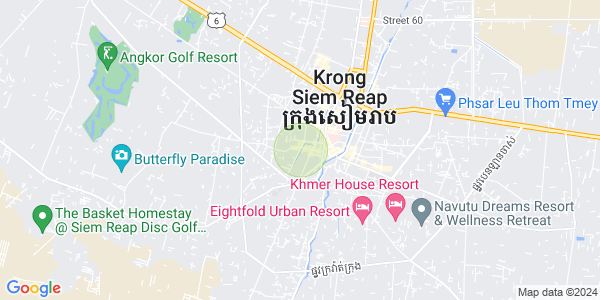 Mapa: Svay Dankum, Siem Reap