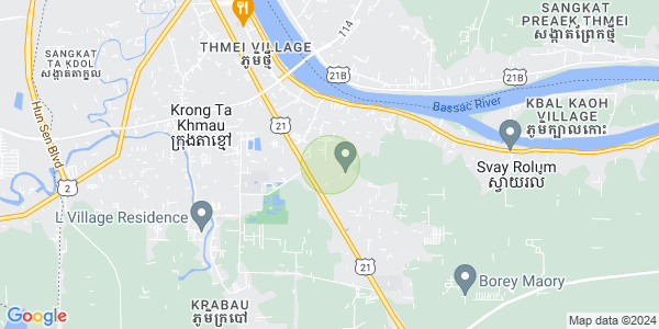 Mapa: Ta Khmao, Ta Khmau, Kandal