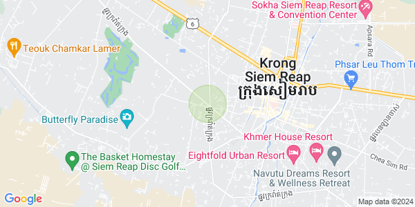 Svay Dangkum分区, 暹粒地图