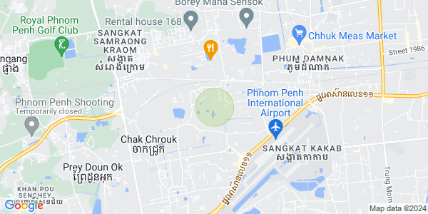 Map of Chaom Chau, Por Sen Chey, Phnom Penh