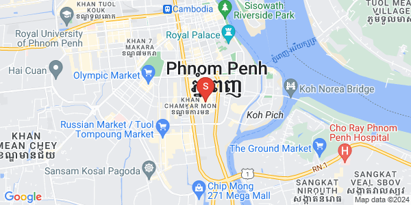 แผนที่ โตนเลบาสัก, จัมการมอน, พนมเปญ