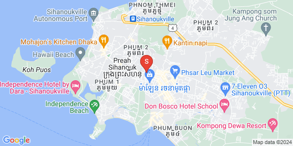 Mapa: Sangkat Bei, Sihanoukville