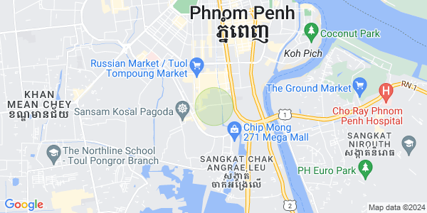 Boeung Tumpun分区, 棉芷区, 金边地图