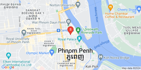 新金边, 森速区, 金边地图