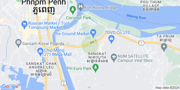 Carte de Nirouth, Chbar Ampov, Phnom Penh