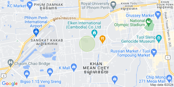 แผนที่ โอวแบกกอาม, แซนสก, พนมเปญ