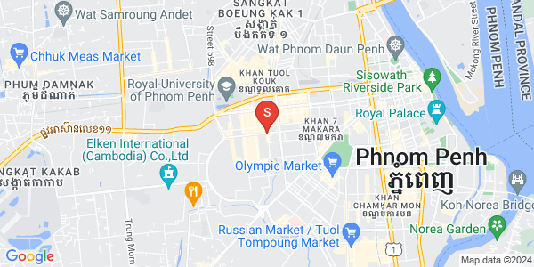 ផែនទី ផ្សារដេប៉ូ១, ទួលគោក, ភ្នំពេញ