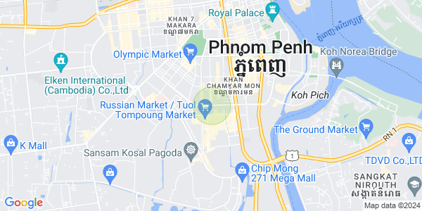 Карта Тул Том Пунг 1, Чамкармон, Пномпень