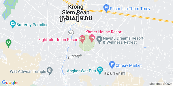 Mapa: Sala Kamraeuk, Siem Reap