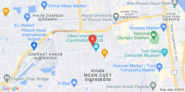 แผนที่ ตึกทลา, แซนสก, พนมเปญ