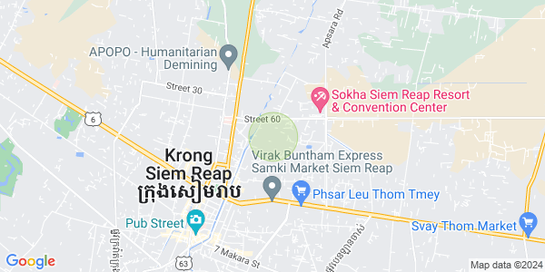 Sla Kram 구역, 씨엠립 지도