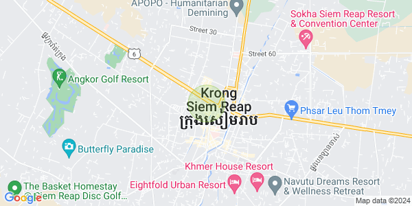Svay Dangkum구역, 씨엠립 지도