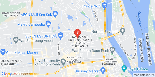 万谷湖1分区, 堆谷区, 金边地图