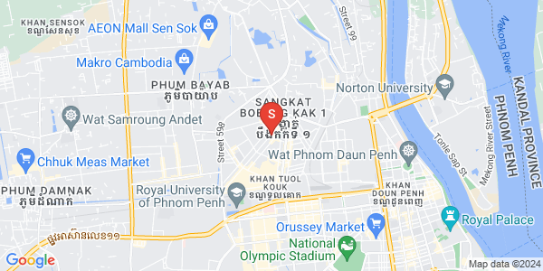 万谷湖1分区, 堆谷区, 金边地图