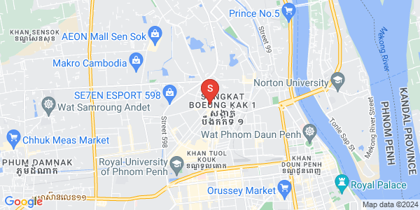 万谷湖1分区, 堆谷区, 金边地图