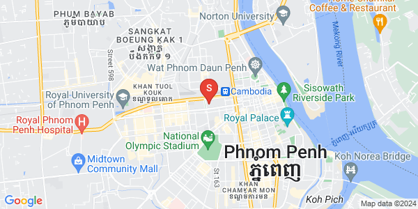 우의구역, 마카라구, 프놈펜 지도