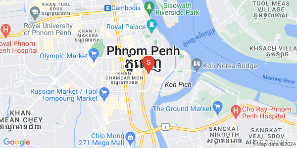 Map of Veal Vong, 7 Makara, Phnom Penh