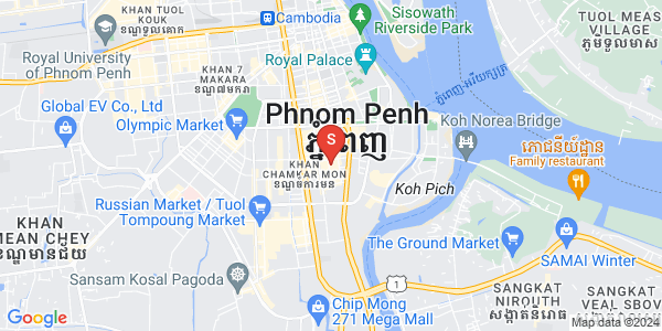 BKK 1, ボンケンコン, プノンペンの地図