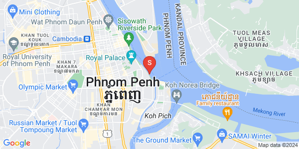 四臂湾分区, 隆边区, 金边地图