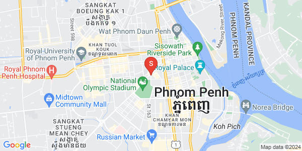 Mapa: Ou Ruessei 2, 7 Makara, Phnom Penh