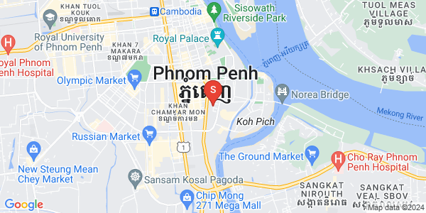 Mapa: Veal Vong, 7 Makara, Phnom Penh
