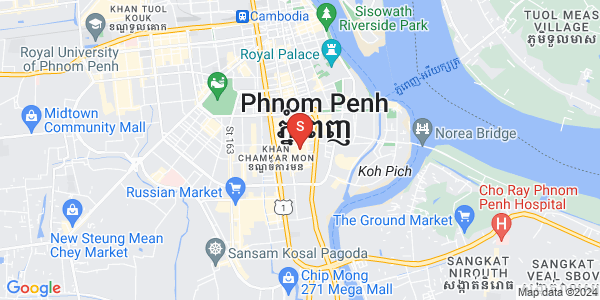 Map of BKK 1, Boeng Keng Kang, Phnom Penh