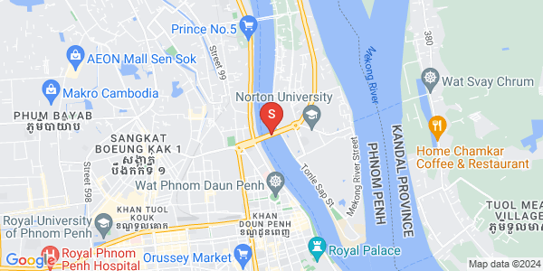 Mapa: Chroy Changvar, Phnom Penh