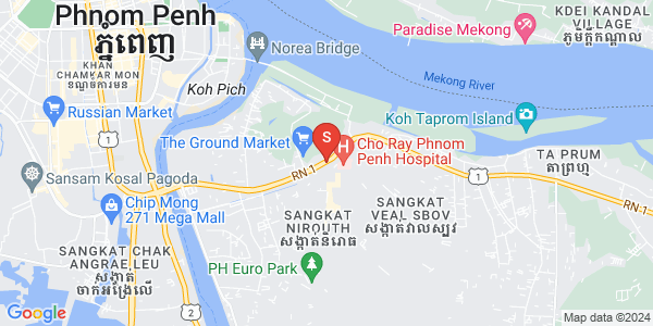 Nirouth分区, 铁桥头区, 金边地图