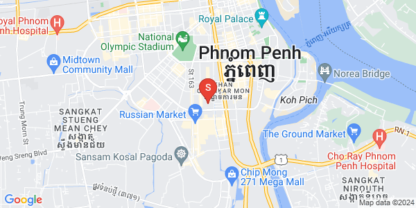 Map of BKK 3, Boeng Keng Kang, Phnom Penh