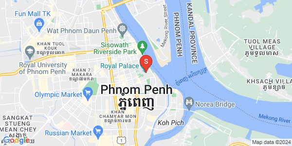 Chey Chumneah分区, 隆边区, 金边地图